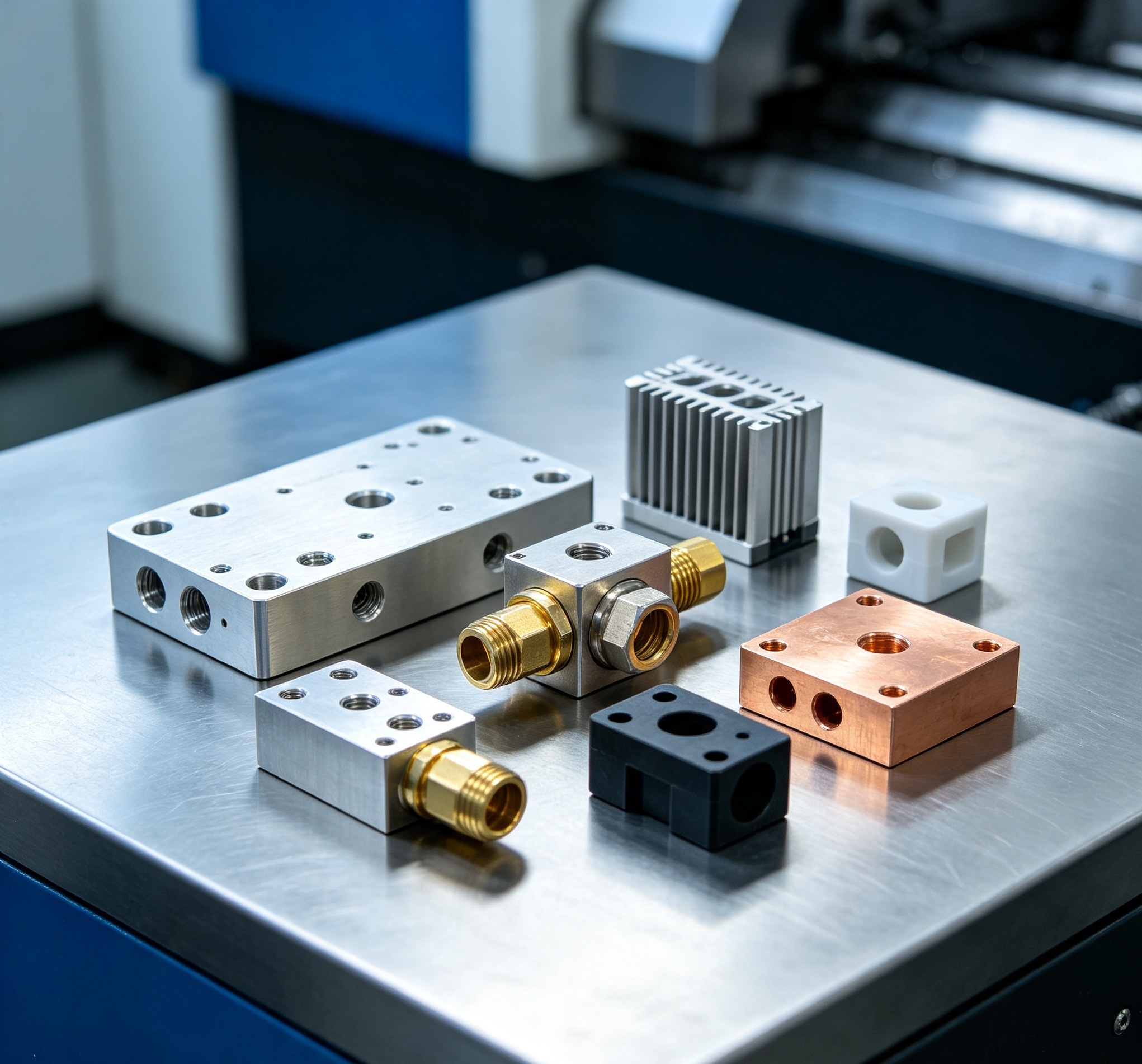 CNC Milling precision metal component machining