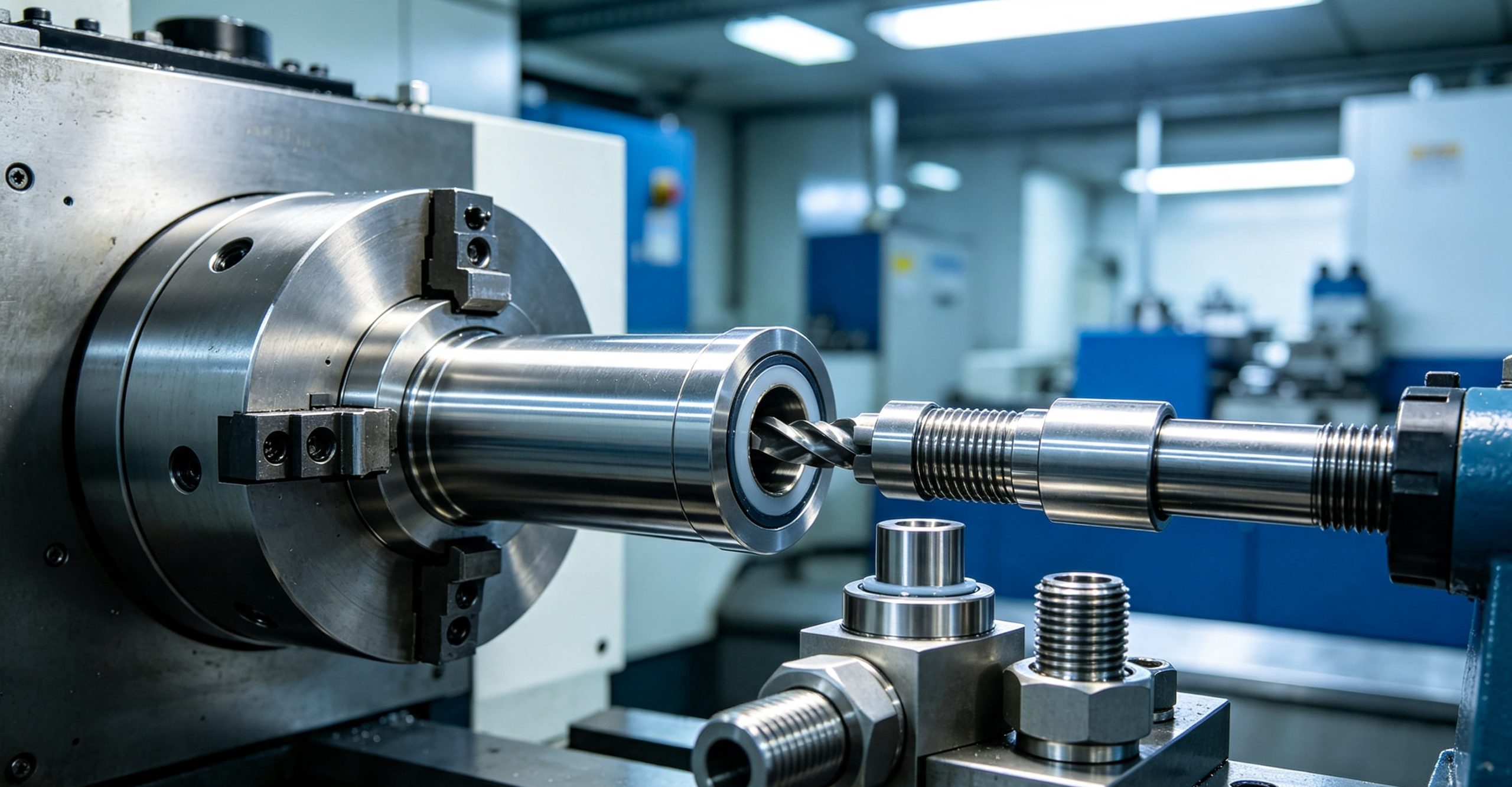 CNC Turning pump shaft component