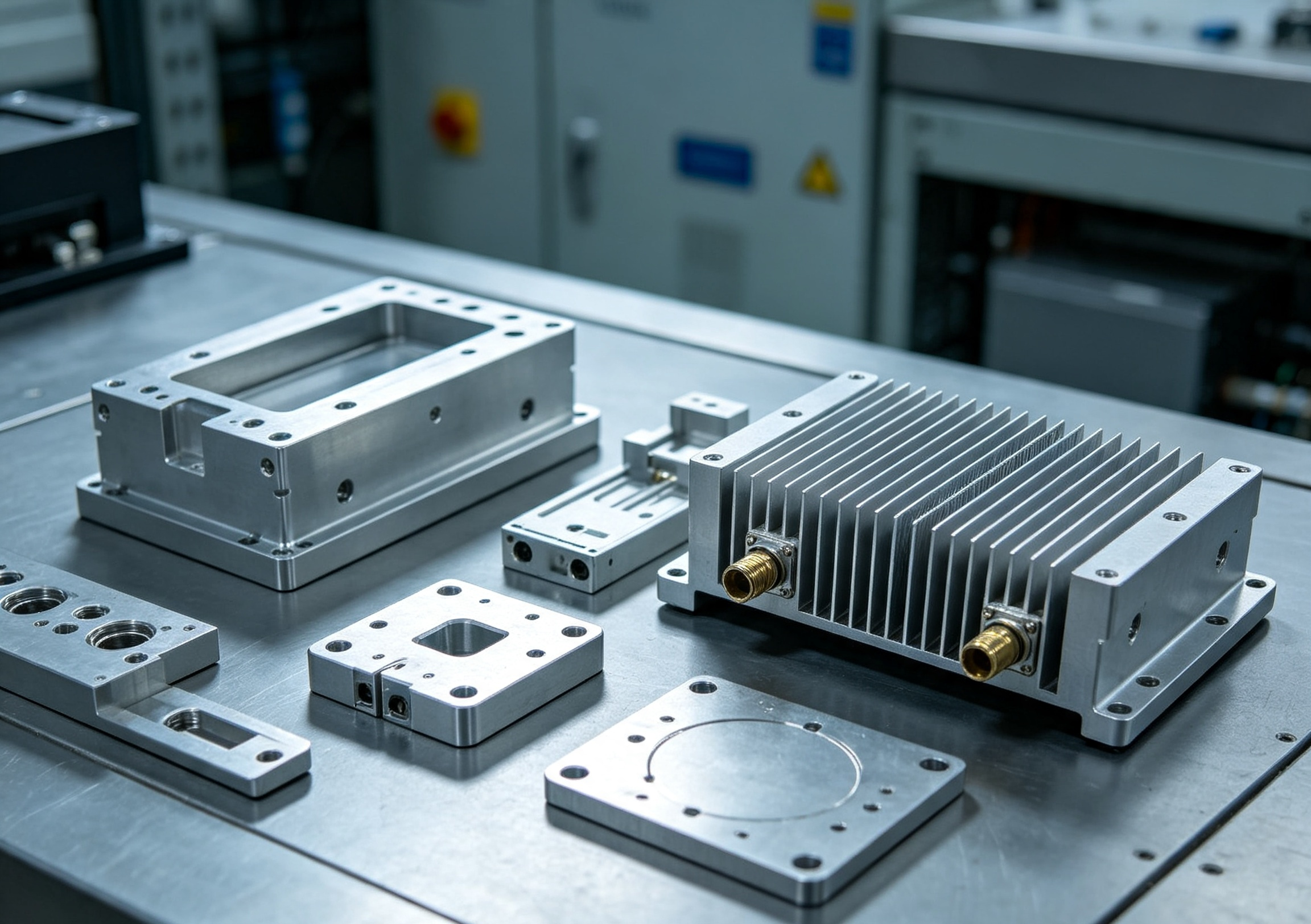 CNC machined components for new energy equipment